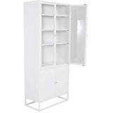 Venture Home vitrina Bakal 40,5 × 190 × 80 cm, bijela | shoptok.hr