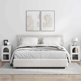 Noćni ormarić 2 pcs Visoki sjaj bijela 29,5 x 33,5 x 50 cm | shoptok.hr