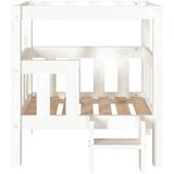  Krevet za pse bijeli 65,5x50,5x70 cm od masivne borovine | shoptok.hr