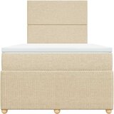  Krevet box spring s madracem krem 120 x 190 cm od tkanine | shoptok.hr