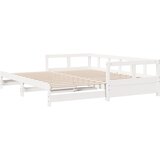  Dnevni krevet bez madraca bijeli 90 x 200 cm masivna borovina | shoptok.hr