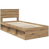  Okvir za krevet Umjetnička hrastovina 90 x 190 cm | shoptok.hr