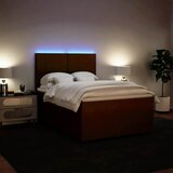  Krevet s oprugama i madracem ružičasti 140x190 cm baršunasti | shoptok.hr