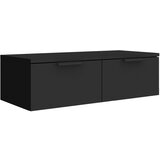 Maison Chic Stenska omarica - Zidna omarica črna 68x30x20 cm inženirski les iu846, (22062704) Cene