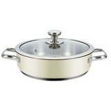  Duboka tava s poklopcem Haeger PA-24L.009A Bež Ø 24 cm | shoptok.hr