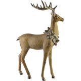 Mondex Figura poliresin Santa Lila 32x15,5x50,5 rjava z zlatimi detajli 1 kos, (5000349973) Cene