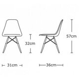 EM FURNITURE dječja stolica white | shoptok.hr