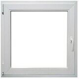 PVC prozor s kvakom (80 x 80 cm, Smjer otvaranja: Lijevo) | shoptok.hr