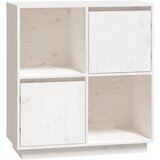  Komoda bijela 74 x 35 x 80 cm od masivne borovine | shoptok.hr