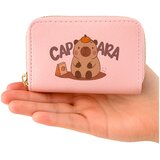  Novčanik s preslatkim motivom kapibare 12.5 x 8.5cm - rozi | shoptok.hr
