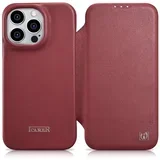 Usnjen ovitek za iPhone 14 Pro z magnetnim zavihkom MagSafe CE Premium Leather bordo, (21522171)
