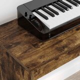  Stalak za klavijaturu Dimljeni hrast 100 x 32 x 64 cm | shoptok.hr