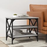  Bočni stolić siva boja hrasta 55x38x45 cm od konstruiranog drva | shoptok.hr