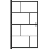 Pregrada za tuš ESG 80 x 140 cm crna | shoptok.hr