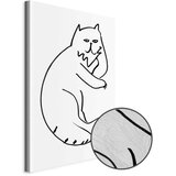  Slika - Cat Relaxing (1 Part) Vertical 40x60 Premium Print | shoptok.hr