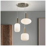  ONLI - visilica na lanku DOROTY 3xE27/15W/230V bela/sjajni hrom | Eponuda.com