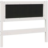  Tapecirani uzglavlje Bijelo 100 cm Čvrsto borovo drvo | shoptok.hr
