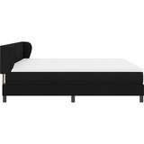  s opruga kutije s uzglavljem Crna 200 x 200 cm tkanina | shoptok.hr