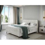 MID.YOU POSTELJA Z VZMETNICO 200 cm x 200 cm , les, tekstil, leseni material bež | Shoptok.si