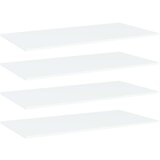 vidaXL Police za knjige 4 kom bijele 80 x 20 x 1 5 cm od iverice Cijene