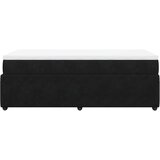  Box spring krevet s madracem crni 90x200 cm baršunasti | shoptok.hr