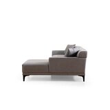  Kutna sofa Petra R 145x69x87cm Svijetlosiva | Eponuda.ba