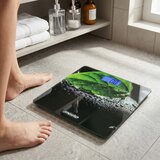  Digitalna steklena osebna tehtnica do 150kg LCD narava Slike