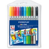 Staedtler Flomastri Noris Club, obojestranski, 12 kosov Cene