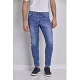 Legendww muške skinny fit farmerke sa medium strukom i suzenim nogavicama - model 130 Cene