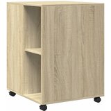  Bočni stolić s kotačima boja hrasta sonome 55x60x78 cm drveni | shoptok.hr