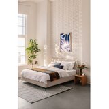 Bonami Selection Bež tapecirani bračni krevet s podnicom 160x200 cm Noira Slim – | shoptok.hr