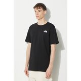 The North Face Pamučna majica M S/S Redbox Celebration Tee za muškarce, boja: crna, s tiskom, NF0A87NVJK31 | shoptok.hr