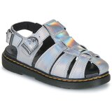 Dr. Martens Sandali & Odprti čevlji Caarys J Silver Lazer Reflective Metallic Srebrna | Shoptok.si