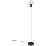  Črna stoječa svetilka s steklenim senčilom (višina 120 cm) Glenn – | Shoptok.si