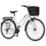 Visitor bicikl tour explorer axys lady pro 28" alu 21" v-brake 18 brzina 167-192cm (l/xl) belo ljubičasti p 1282105 Cene