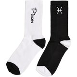 MT Accessoires Zodiac Socks 2-Pack Black/White Fish | shoptok.hr