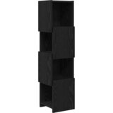  Kutni ormarić Crni hrast 25,5x25x102cm Konstruirano drvo | shoptok.hr