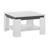 Kondela Klubska mizica, bela/grafit, LEJSY | Shoptok.si