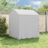 Vanjski kavez za pse s krovom srebrni 2x14x2,5m pocinčani čelik | shoptok.hr