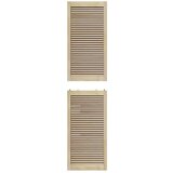  Vrata ormara 4 pcs Smeđa 201 x 49.5 x 2.1 cm Masivna borovina | shoptok.hr