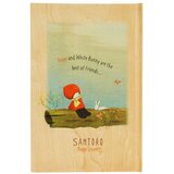 Santoro blok poppi loves cosy spot, trde platnice, 76 listov, črte | Shoptok.si
