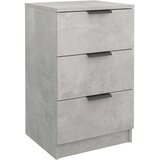 vidaXL Nočna omarica betonsko siva 40x36x65 cm | Shoptok.si