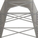  Povišena vrtna gredica od pocinčanog čelika 224 x 40 x 36 cm smeđi | shoptok.hr