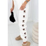 Kesi Cotton pants Amour ecru Cene