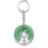Generic Tree of life keychain natural crystal stone keychain pendant necklace, (21066445) Cene