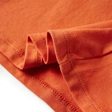  Dječja majica s dugim rukavima tamnonarančasta 140 | shoptok.hr