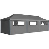vidaXL Zložljiv pop-up šotor za zabave 8 stranic 3x9 m antraciten, (20568444) Cene