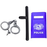 Policijski set za igru s kacigom i dodacima - plavi | shoptok.hr