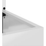 vidaXL Vrtni Sadič s Dekorativnom Pločom Srebrna 32 x 140 cm | shoptok.hr