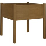  Vrtne sadilice 2 kom boja meda 70 x 70 x 70 cm masivna borovina | shoptok.hr